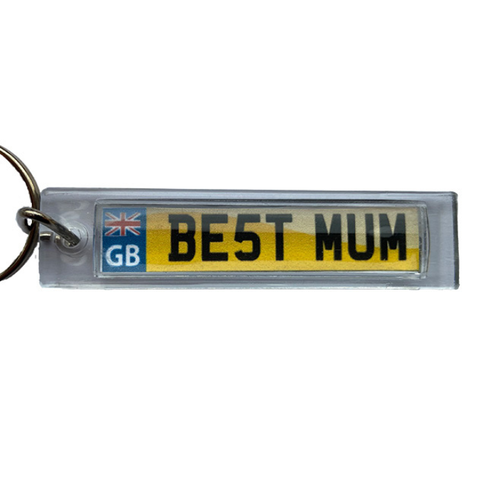 Best Mum Number Plate Keyring